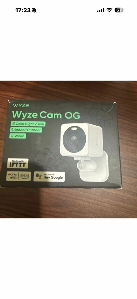 WYZE Cam OG 1080p HD Wi-Fi Security Camera - Indoor/Outdoor, Color Night Visi...