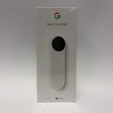New Google Nest Doorbell Doorbell Camera White GA01318-US