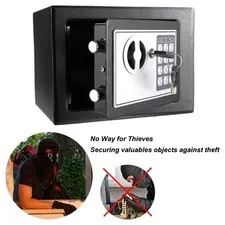 Electronic Digital Keypad Lock Safe All Steel Security Box For Home Office V1