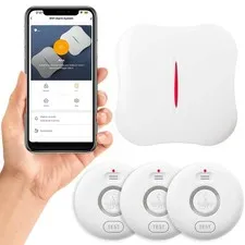 WiFi Water Leak Detectors for Home 3 Pack, Wireless Smart Water Leak Sensor, ...