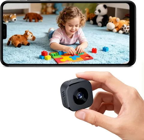 Mini Security Camera, 1080P HD Wifi Home Indoor Outdoor Camera for Baby/Pet/Nann