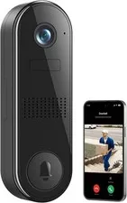 2K FHD Wireless Camera for Home Security Wi-Fi Video Doorbell Camera