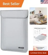 Portable Fireproof Document Bag: Waterproof File Organizer for Travel & Office