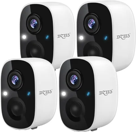 2K Security Cameras Wireless Outdoor, Battery Powered AI Motion Detection Spotli