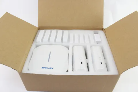 ENKLOV WiFi PSTN Smart Home Security Alarm System Kit w Sensors & Remotes
