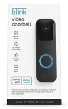 Blink Video Doorbell Black 1080p HD Smart Security Camera New In Box