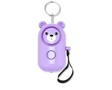 Random COLOPersonal Safety Alarm  130 dB Loud Keychain Siren Replaceable Battery