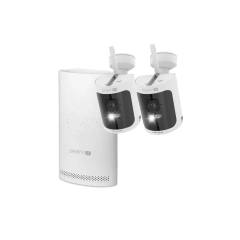 Swann AllSecure4K Wireless Security Kit with 2 x Wire-Free Cameras & NVR Tower