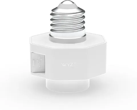 Sleek Wyze Lamp Socket for Cam v3/v4 - Convert Bulbs to Motion-Activated Lights