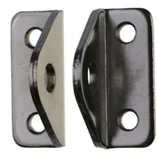 Pair of Padlock Eyes-Right Angled-Stainless Steel-Free Postage
