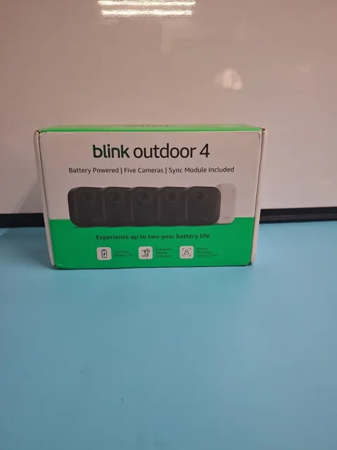 BRAND NEW BLINK Outdoor 4 (4th Gen) 5-Camera Security System w/ Sync Module