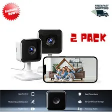2 Pack 1080P Indoor Security Camera Home WiFi Smart Cam Night Vision 2-Way Audio