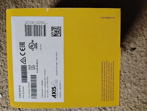 Axis M3077-PLVE FIXED DOME indoor/Outdoor Security Camera New sealed (Unused)