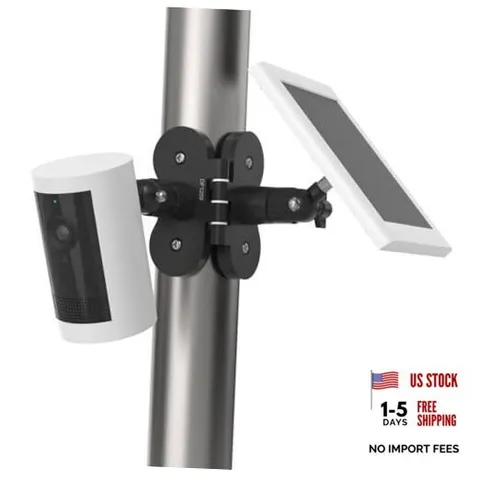 2-in-1 Adjustable Magnetic Mount Compatible with Ring Stick Cam Camera. Blink