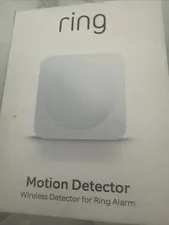 White Ring Alarm Motion Detecor