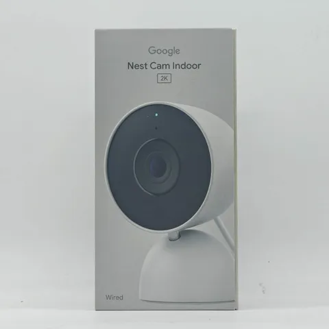 New Google Nest Cam Indoor Home Security 2K Camera White G1NRR