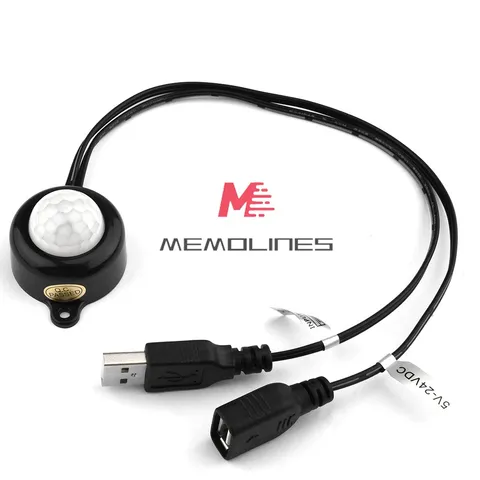 Infrared PIR Human Body Motion Sensor Switch DC 5V 12V 24V Switch DC USB Port