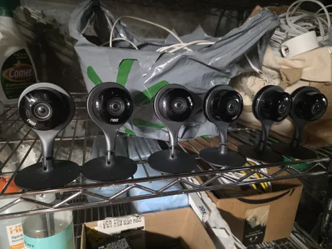 Nest NC1102ES 1080p Security Camera Google Camera Black Indoors Lot Of 6