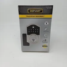 New Defiant Touchpad Deadbolt Satin Nickel 1009623200 Keypad