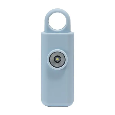 Personal Panic Alarm 130dB and Strobe Blue Security Safety Loud Keychain Panic
