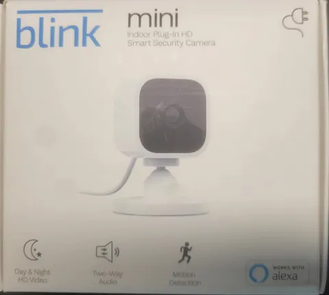 Blink Mini Indoor Plug-In Live HD Smart Security Camera (New in Box)