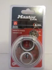 Master Lock 40KAD Discus Padlock Weather Resistant Stainless Steel Shrouded