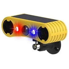 Solar Outdoor Motion Sensor Alarm,13 Sounds,Loud Noise Maker