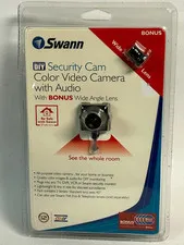 Swann DIY Security Cam Camera Color Video Audio  SW-P-DSCEX/SW211-DSX15120