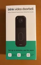 NEW Blink Wireless Video Doorbell 2nd Gen Newest Model Black HD Battery Add-On