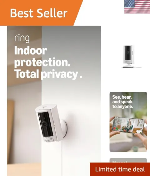Indoor Cam, Home or business security in 1080p HD video, White