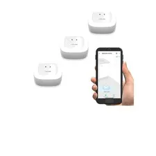 Reliable Water Leak Detector 3-Pack - 1/4 Mile Range, Smart Tech & Easy Install