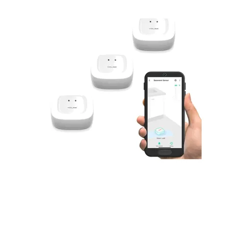 Reliable Water Leak Detector 3-Pack - 1/4 Mile Range, Smart Tech & Easy Install