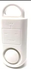 E Alarm  120 Decibel personal protection alarm. WHITE