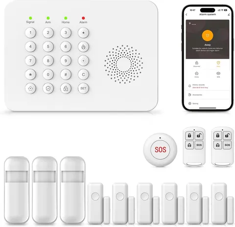 Alarm System for Home Security,Diy Wireless Home Alarm System with Door and Moti