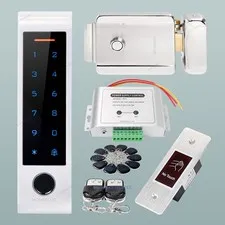 HOMSECUR IP66 APP WIFI RFID Access Control Set Electric rim lock