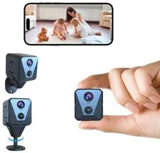 Mini Cámara Oculta Espía 4k Ultra Hd Wifi Niñera Inalámbrica Camara Espia 2025