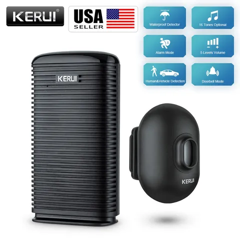 KERUI Driveway Alarm Wireless System Outdoor Motion Sensor for Home Security USA