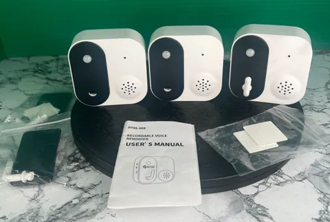 DTSS DTSS-008 Recordable Voice Reminder Motion Sensor Alert Lot of 3 New