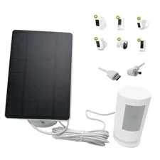 Solar Panel for Ring Camera, 3W Solar Panel Charger Compatible with Ring