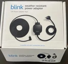 Blink Weather Resistance 13ft Power Adapter.  Usb C