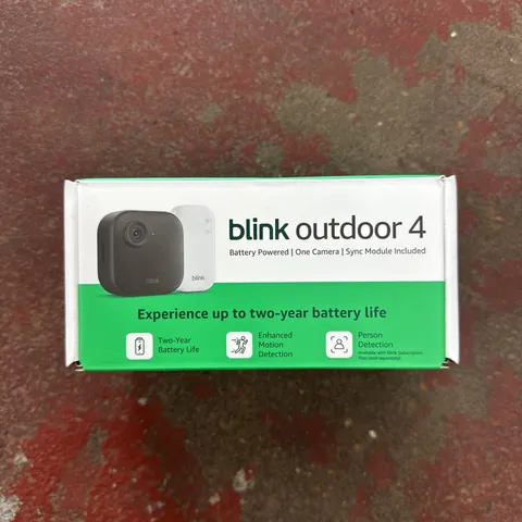 New Blink Outdoor 4 (4th Gen) Smart Security Camera Wire Free W/ Sync Module