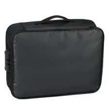Fireproof Document Box with Lock File Storage Organizer Box Waterproof Safe Bag