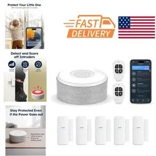 Smart Home Alarm System with Remote Control and Instant Notifications for Safety