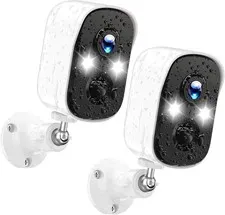 4MP Security Cameras Wireless Outdoor, Color Night Vision Camera |...