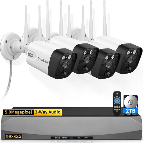 (2026 Update 120 Days Storage) Wireless WiFi Outdoor Security Camera System w...
