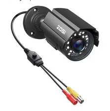 ZOSI 1080P Wired BNC CCTV Bullet Surveillance Camera Night Vision Waterproof