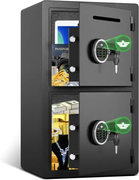 5.0 Cu Ft Extra Large Safe Fireproof Waterproof, Digital Security Safe Box with