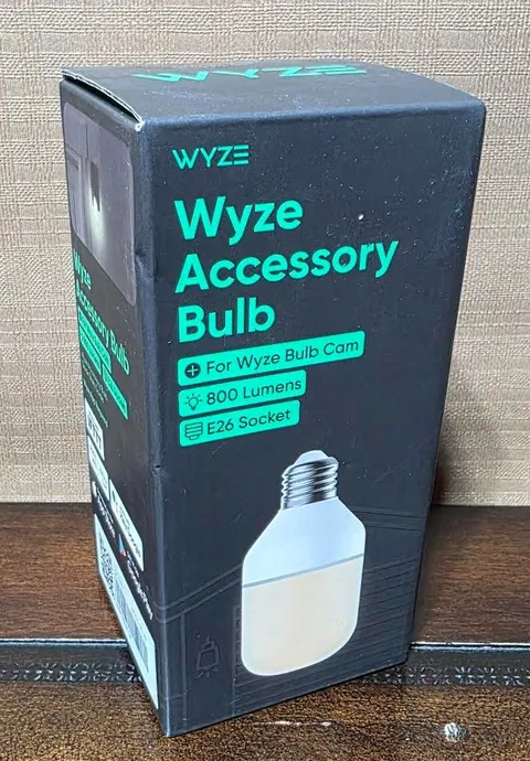 WYZE Accessory Bulb for WYZE Bulb Camera E26 Socket / 800 Lumens / NEW Sealed
