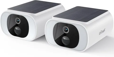 ieGeek Outdoor Solar Camera Wireless,Embedded Solar Panel, AI Motion Detection