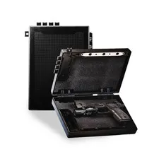 STOPBOX Gun Safe Alternative - Tactical Handgun Storage, Instant Access Porta...